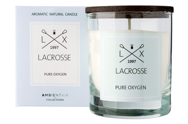 Свеча ароматическая в стекле Lacrosse Кислород 40 ч